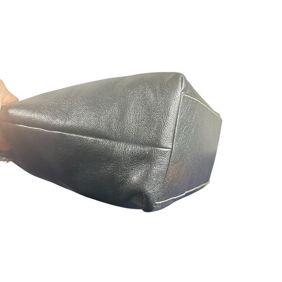 Dooney & Bourke Women's Leather Tote Bag - Black Spacious Shoulder Handbag - Picture 5 of 12